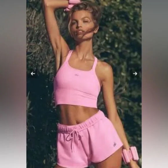 💖ALO💖 SWEET PINK Accolade Shorts - Picture 3 of 5